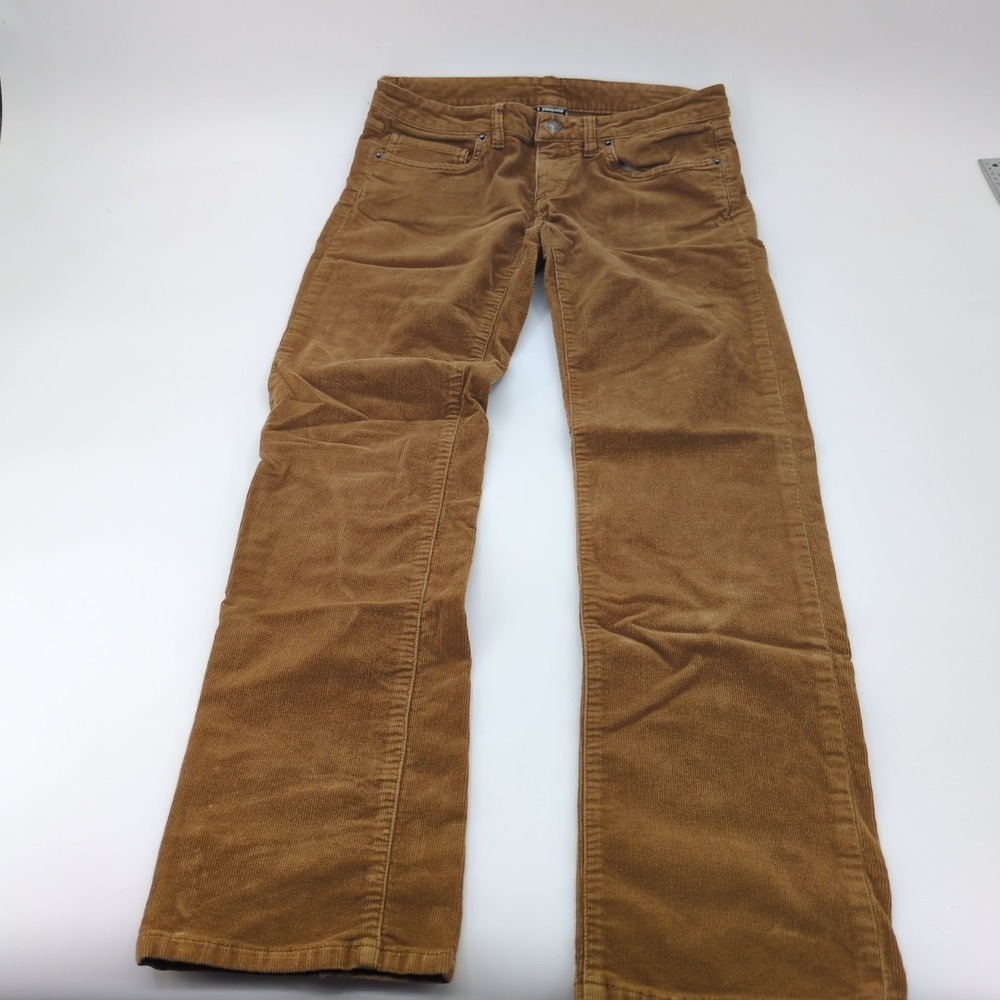 Patagonia Women's Organic Cotton Corduroy Pants 55060 Brown Size 28 Stretch Slim